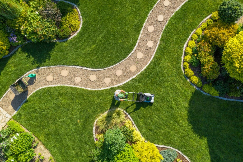 Aerial View of Big Garden